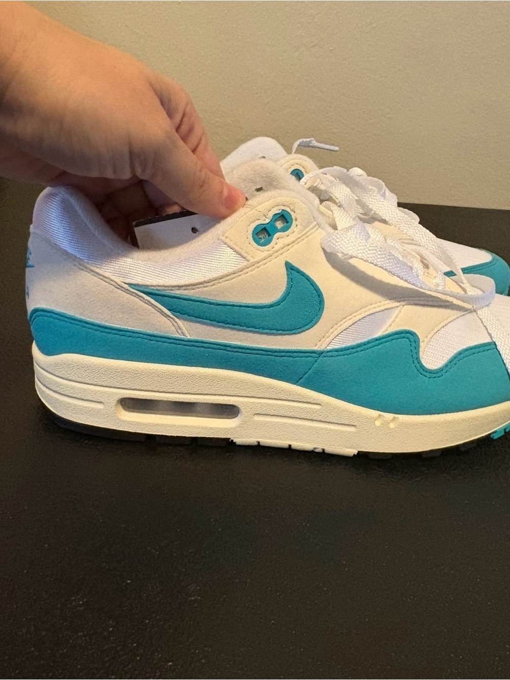 Nike Air Max 1 Aquatone Teal White Women’s 9.5 New With Tags